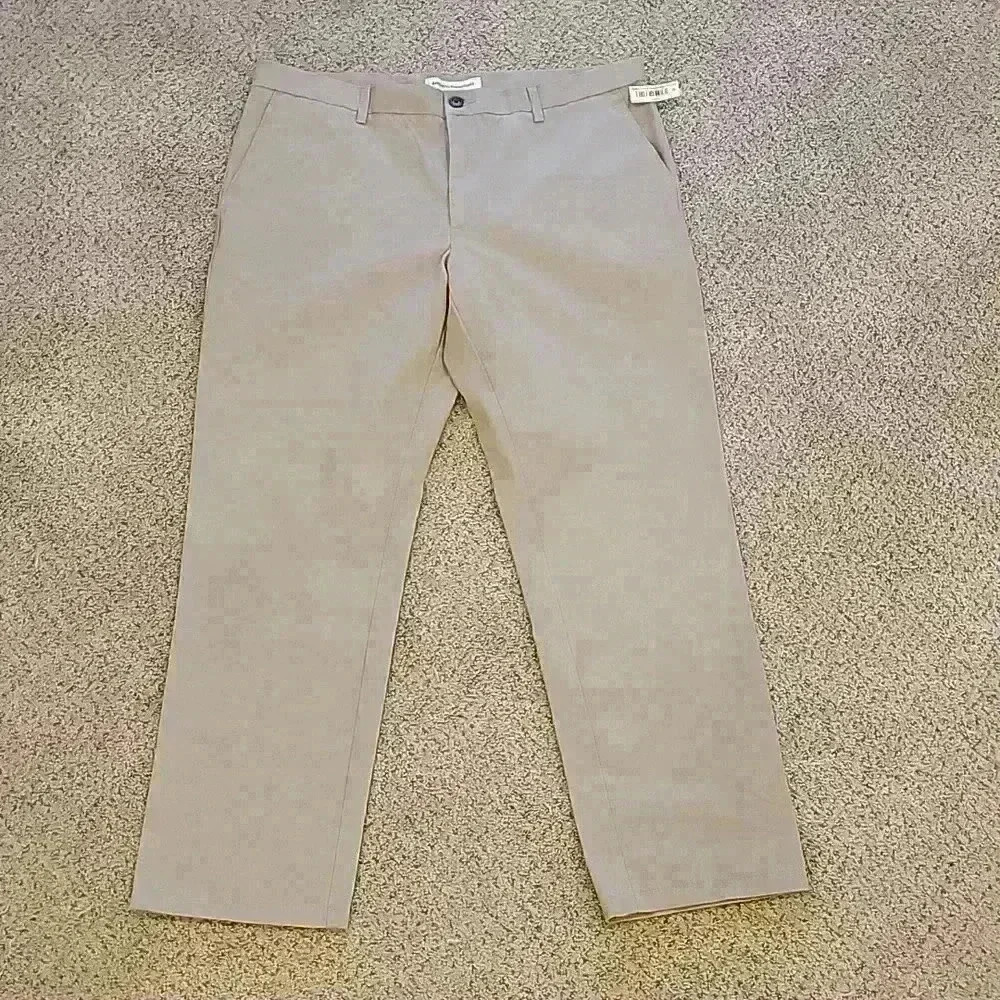 Amazon Essentions Khakis Tan Size 38X30